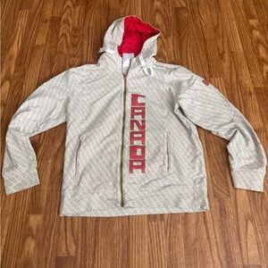 Canada White and Red Hoodie